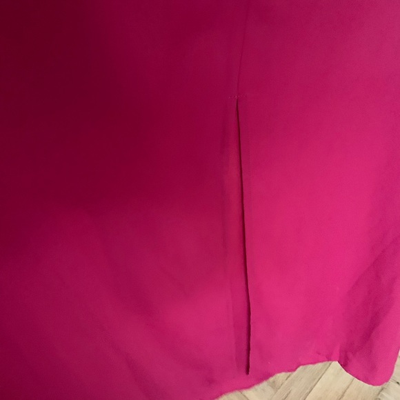 J Crew dark red maxi slip dress L EUC like new condition - Picture 11 of 12